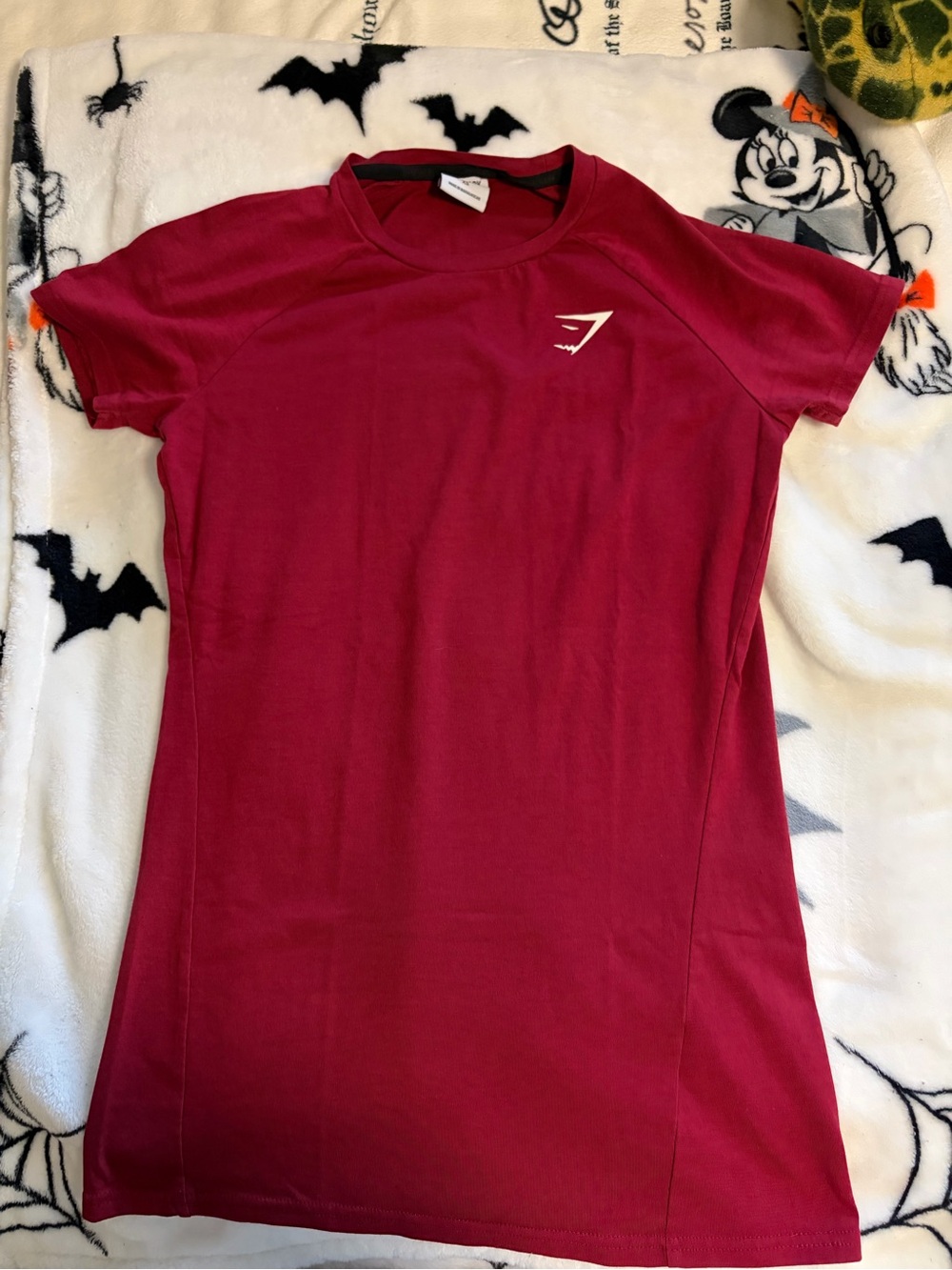 Gymshark Womens Deep Red Short Sleeve Performance Tee